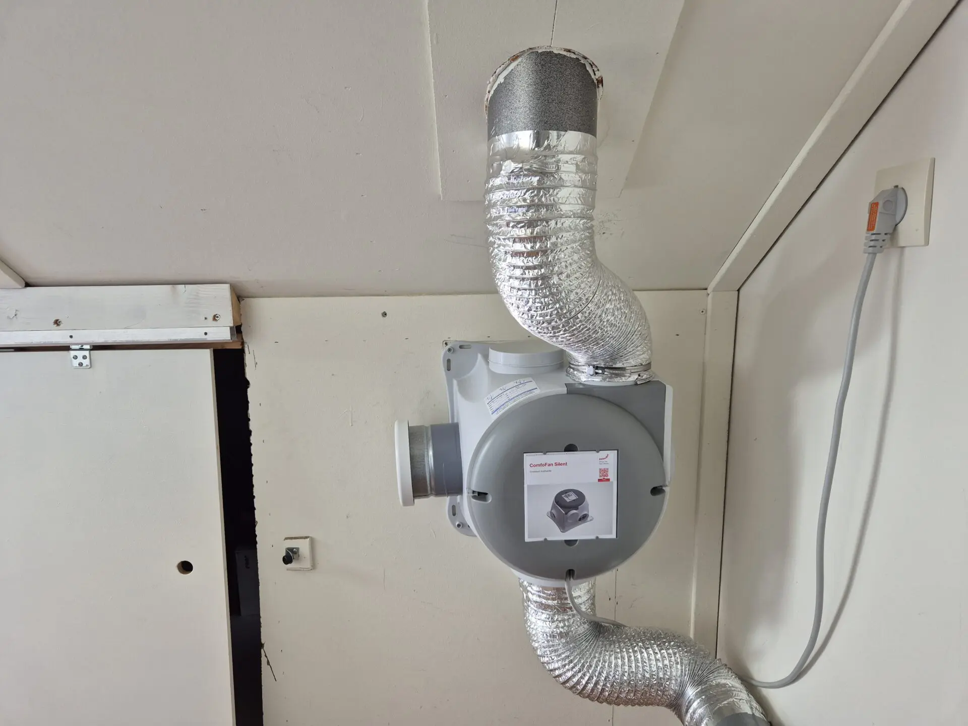 Voorbeeld mechanische ventilatie