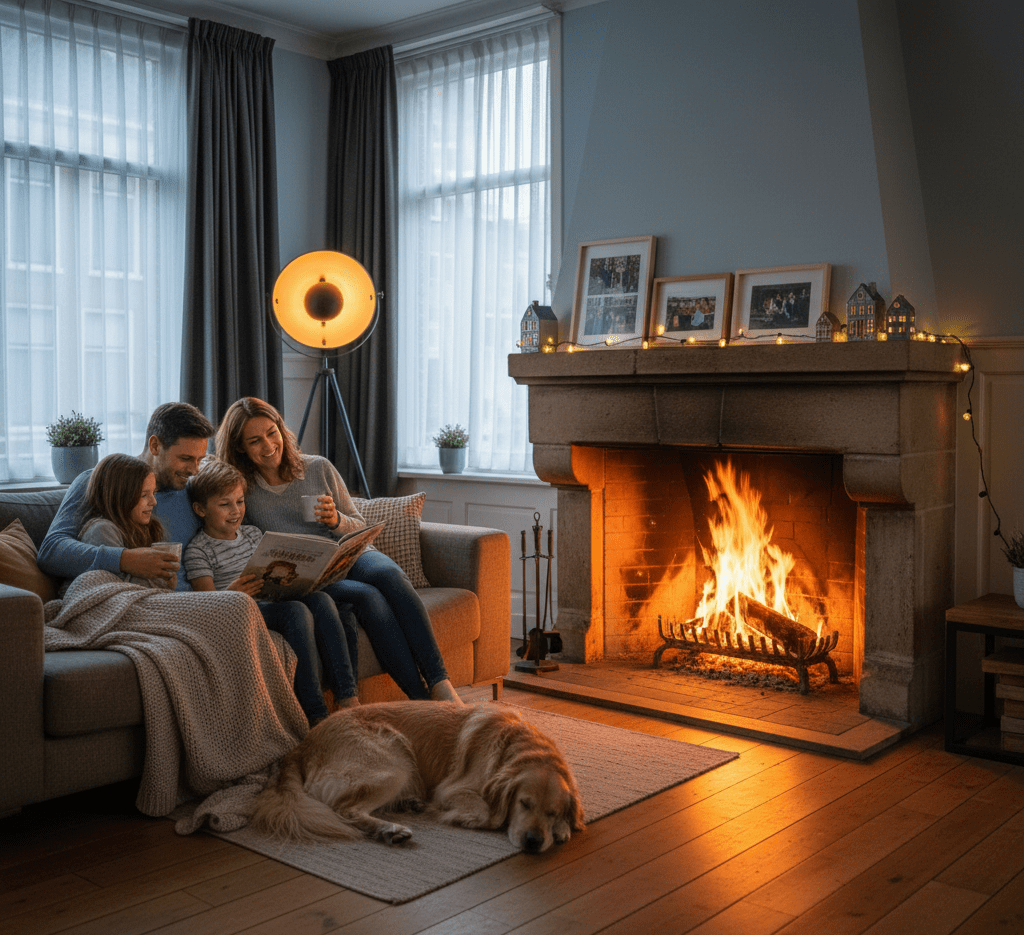 Open haard invloed op binnenklimaat