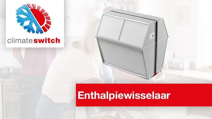 WTW-systeem met enthalpiewisselaar