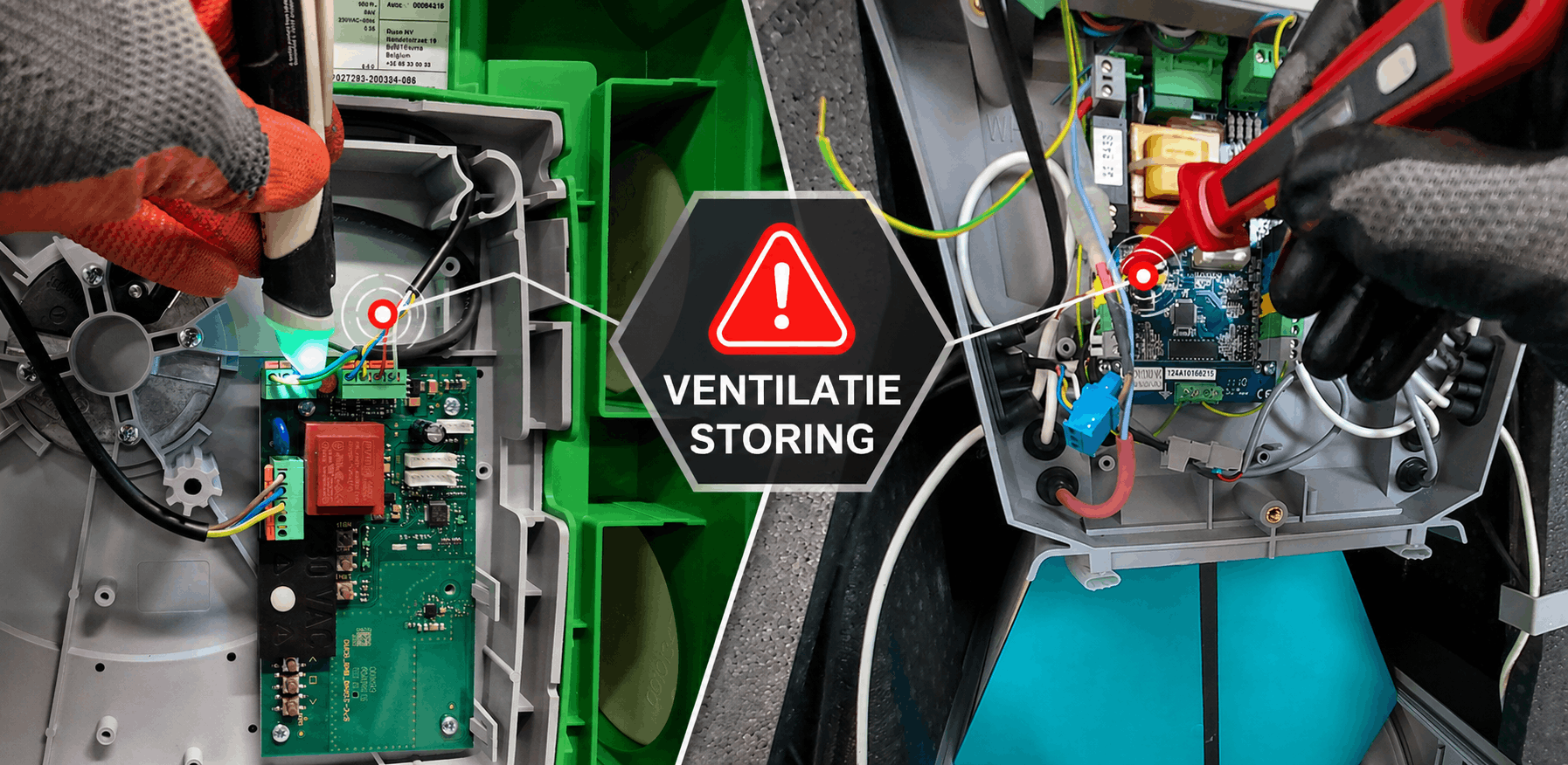 Ventilatiestoring melden voor vaste klanten