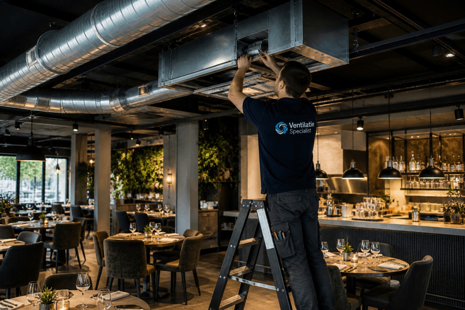 Onderhoud van Mechanische Ventilatie, WTW en LBK in restaurants