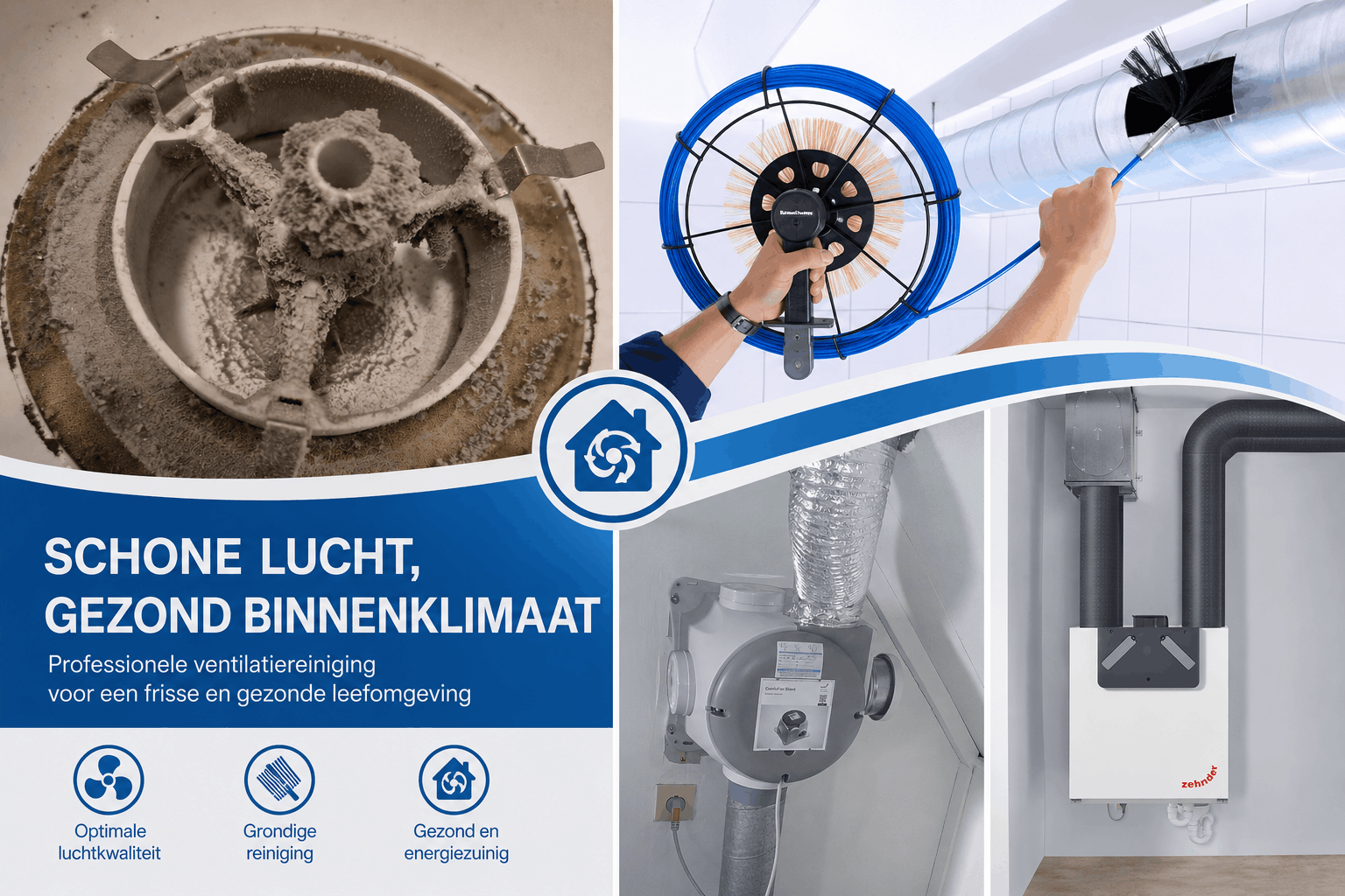 Onderhoud aan mechanische ventilatie en WTW-systemen