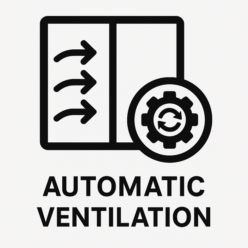 automatische ventilatie icoon