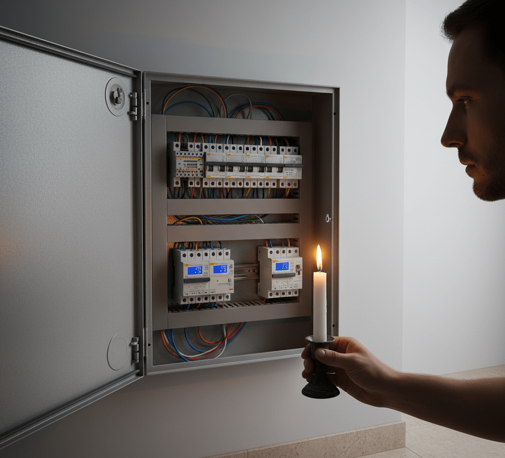 Stroomuitval en ventilatiebox of WTW-unit