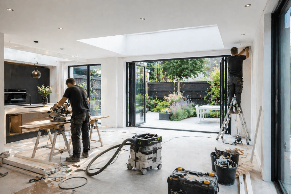Vergeet niet uw ventilatiesysteem uit te schakelen tijdens verbouwingen